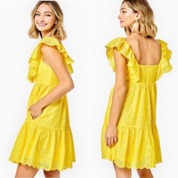 Lilly Pulitzer Asteria Eyelet Dress - Picture 1 of 7